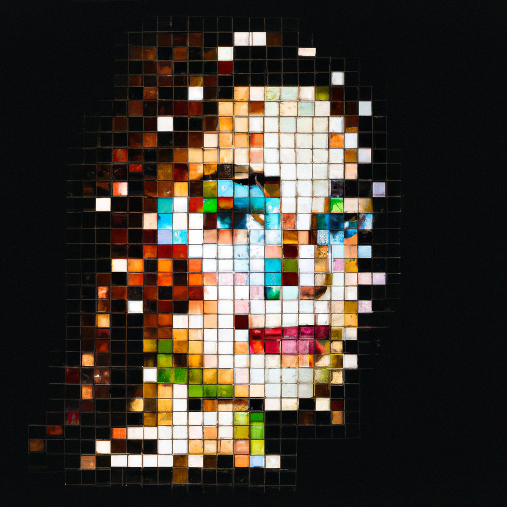 Retrato minimalista generado